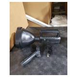 Rechargeable Spotlight, 3,000,000L High Lumens Led Spot Lights Outdoor Handheld Super Bright Powerful Long Range Flashlight with 4 Modes, Tripod, USB C, IPX5 Waterproof for Fishing Boating Camping