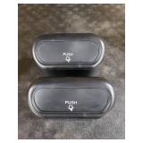 Accmor Car Trash Can with Lid, Mini Auto Dustbin Garbage Organizer Holder 2 Packs, Automotive Storage Container Bin with Bags for Vehicle, Home, Office