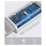 USB C to Lightning Cable 6.6ft 3Pack Original [Apple MFi Certified] iPhone Fast Charger Charging Cord Cable for iPhone 14/13/13 Pro/12/12 Pro/12 Pro Max/11/Xs Max/XR/X,iPad,AirPods Pro and More