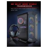 KAPEYDESI CM7007 Gaming Headset for Xbox Series X|S, Xbox, PS5, PS4, PC, Switch, Gaming Headphones with Noise Canceling Microphone, Folding Design, 50MM Dynamic Drivers, 3.5MM Audio Jack, Black Red