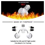 2 Pack, Light Socket to Plug Adapter, Convert E26 Light Socket to 3-Prong Outlet Adapter and Light Bulb Socket (White)