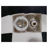 2 Pack, Light Socket to Plug Adapter, Convert E26 Light Socket to 3-Prong Outlet Adapter and Light Bulb Socket (White)