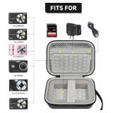 Comecase Carrying & Protective Case for Digital Camera, for CAMKORY/for Kodak Pixpro/for Canon PowerShot ELPH 180/190 / for Sony DSCW800 DSCW830 Cameras for Travel - Black