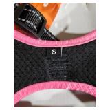 Pewkim Light Up Dog Harness, Led No-Pull Reflective Dog Vest, Breathable Adjustable Pet Harness with Handle for Outdoor Walking - No More Pulling, Tugging or Choking (Pink, Small) COLOR VARIES***