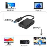 KUPOISHE USB to HDMI Adapter for Monitor Windows 11/10 / 8, HDMI USB Converter for Laptop Mac MacBook pro, USB 3.0 USB 2.0 HDMI Cable Multiple Monitors for Desktop PC TV