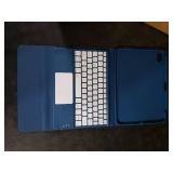 Harvopu Compatible for iPad 11th 10th Generation Case with Keyboard, Folio Cover with Pencil Holder, Multi-Touch Trackpad, 7 Color Backlit, Detachable Keyboard for iPad (A16) 11th/10th Gen (Navy Blue)
