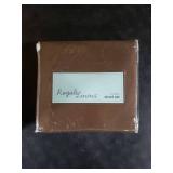 ROYALE LINENS 3 Piece Twin Sheets Set - Soft Brushed 1800 Microfiber Bedding - 1 Fitted, 1 Flat Sheet, 1 Pillow case - Wrinkle Free & Fade Resistant - Hotel Luxury Bed Sheets (Chocolate Brown, Twin)