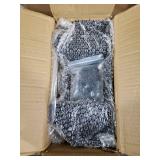 MOFEEZ Outdoor Firewood Log Storage Rack Bracket Kit,Fireplace Wood Storage Holder-Adjustable to Any Length