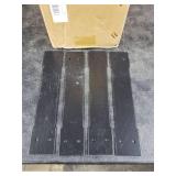 MOFEEZ Outdoor Firewood Log Storage Rack Bracket Kit,Fireplace Wood Storage Holder-Adjustable to Any Length