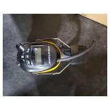 AM/FM Radio Headphones 25dB NRR,Noise Reduction Safety Earmuffs,Digital Display Headset,Powered by AA Battery,Hearing Protection for Walkman Mowing Lawn Work(Yellow)