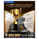 Qifutan Car Phone Holder Mount Phone Mount for Car Windshield Dashboard Air Vent Universal Hands Free Automobile Cell Phone Holder Fit for iPhone Smartphone Camera Mounts