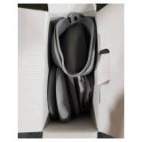 Rorecay 6pcs Oven Mitts and Pot Holders Sets for Kitchen, Extra Long Silicone Oven Gloves High Heat Resistant 500 Degrees Non-Slip Potholders Hot Pads for Baking Cooking, Grey