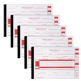 Weekgrat 5 Pack 2026 New Driver Daily Log Book 8.5 x 5.5 Log Book with Detailed Driver Vehicle Inspection Report Recap for Truck, 2-Ply Carbonless (Typical)