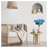 hailanbao Blue Artificial Roses with Long Stems, MultiPcs Realistic Roses Artificial Flowers, Faux Roses | Bulk Fake Flowers for Home Decor, Wedding Party Table Centerpieces, DIY Bouquet