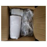 SUNLLOK Modern Swing Arm Plug in Wall Sconces, Silver Wall Lamp with Plug in Cord and Switch, White Fabric Shade Wall Light Fixtures for Bedside, Living Room, Reading Room, Hallway