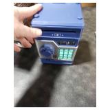 NAFEIV Kids Piggy Bank Money Saving Cash Coin Electronic Piggy Bank Toys for Ages 6-8, Navy