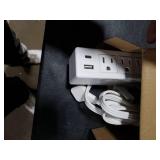 40W Total Fast Charging Desk Clamp Power Strip USB C,Desk Outlet with 4 USB Ports Max 20W Power Delivery,1200J Surge Protector Desktop Power Station,6FT Cord,Fit 1.65 Tabletop Edge