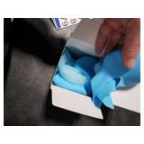 Fdceligoo Rubber Dog Boots, Durable Paw Protectors with Adjustable Straps & Non-Slip Sole, Waterproof Dog Shoes for Hot Pavement, Easy On & Off Silicone Booties (Blue, M)