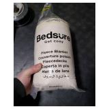 Bedsure GentleSoft Cream Throw Blanket for Couch - Checkered Fleece Blankets Gifts for Women Men Girls, Cute Soft Cozy Throw for Bedroom Home Decor Gifts, 50x60 Inches