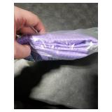 Polecasa Heavy Duty Diamond Large Mesh Laundry Bag with ID Tag and Locking Drawstring Closure - 24 x 36 inches - Laundry Hamper Liner, Washable Laundry Bags for Travel, Sports, Dorms (Purple)