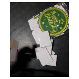 Sabary 12 Pcs Green and Gold Birthday Decorations Table Decoration Happy Birthday Desktop Decoration Honeycomb Centerpieces Party Balloon Crown Paper Table Decor Royal Centerpieces for Men Women Party