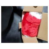 Ambandier Kids Christmas Santa Hat for Toddler Boys Girls, Children Soft Plush Classic Xmas Holiday Hat, Thicken Comfortable Velvet Santa Claus for Christmas New Year Festive Theme Party