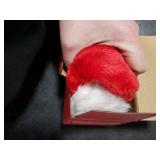 Ambandier Kids Christmas Santa Hat for Toddler Boys Girls, Children Soft Plush Classic Xmas Holiday Hat, Thicken Comfortable Velvet Santa Claus for Christmas New Year Festive Theme Party