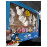 Innovative Designs Disney Mickey and Friends DIY Paint Your Own Figurines Arts and Crafts Set for Kids, Paint, Paint Brush, and Glitter Mickey Mouse, Minnie Mouse, Daisy and Donald Duck