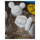 Innovative Designs Disney Mickey and Friends DIY Paint Your Own Figurines Arts and Crafts Set for Kids, Paint, Paint Brush, and Glitter Mickey Mouse, Minnie Mouse, Daisy and Donald Duck