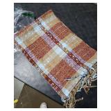 Trifabricy Womens Winter Scarf, Super Soft Luxurious Fashion Plaid Scarfs for Women, Warm Shawl Scarfs and Wraps, Long Blanket Scarf for Travel Office Winter Wedding Evening Dresses