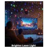 FLITI Laser Christmas Projector Lights Outdoor, Waterproof Christmas Decorations Moving Stars Light Show, Remote Control Timer, Holiday Projector Decorations for House, Yard & Garden