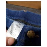 IUGA Wide Leg Jeans Woman Stretchy Sweatpant Jeans Women Pull On Baggy Jean High Waisted Trendy Straight Casual Denim Pants Dark Blue M