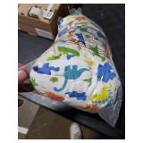 Toddler Pillow with Pillowcase - 13x18 My Little Dreamy Kids Travel Bed Pillows for Sleeping, Organic Cotton Small Pillowcase, Soft & Breathable, Machine Washable, Toddlers 2-5 Years Old (Happy Dino)