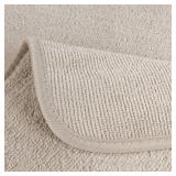 POLYTE Quick Dry Lint Free Microfiber Hand Towel, 16 x 30 in, Set of 4 (Beige)