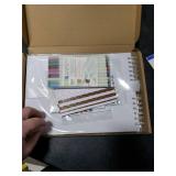 Gotideal 80 Pages Scrapbook Album with 10 Metallic Markers, Craft Paper Photo Album for Wedding and Anniversary, Family DIY Scrapbook Accessories with Scrapbooking Stickers Corners(White)