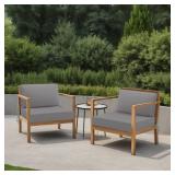 idee-home Outdoor Cushions for Patio Furniture, Waterproof Outdoor Seat Cushion Hampton Bay Deep Seat Replacement Cushions for Garden