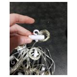 Brightown 300 LED Fairy Curtain Lights, 9.8ft x 9.8ft String Lights, USB Plug in 8 Lighting Modes Christmas String Hanging Lights with Remote for Bedroom Indoor Outdoor Party Xmas White 1 Pack