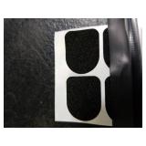 MECCANIXITY Gloves Touch Screen Sticker 1 x 4/5 Ultra High Sensitivity Flexible Carbon Fiber Ultra Thin Stickers Black for Gloves, 5 Pcs(10 in 1)