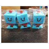 The Dreidel Company 3-Pack Hanukkah Wind-Up and Watch Him Walk-Jump Dreidel, Chanukah Party Favors, Novelty Toys for Boys and Girls