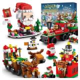 Advent Calendar 2025 Kids, 24 Days Christmas Building Blocks Playset Countdown Daily Surprise, STEM Toy Xmas Gifts Party Favors Stocking Stuffers for 6 7 8 9 10-12 Year Old Boys Girls Advent Calendars