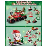 Advent Calendar 2025 Kids, 24 Days Christmas Building Blocks Playset Countdown Daily Surprise, STEM Toy Xmas Gifts Party Favors Stocking Stuffers for 6 7 8 9 10-12 Year Old Boys Girls Advent Calendars