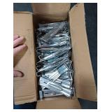 50-Pack Hidden Gutter Hangers 5 Inch K Style - Heavy Duty Rain Gutter Brackets and Screws, House Mounting Brackets Include 1/4 Hex Drill Bit