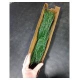 Hananona 40 Pcs Artificial Cedar Picks Faux Cedar Branches Fake Cypress Stems Plastic Pine Greenery Christmas Picks and Sprays DIY Accessories for Crafts Wreath Holiday Home Decor (40, Green)