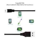 Leapfrog Replacement Charger - 5 FT Black Power Supply Cable Cord for LeapPad 3, Platinum, Ultra, LeapReader, Kids Tablet
