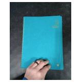 2026 Monthly Planner - Jan 2026 - Dec 2026, 12 Months Calendar/Planner with Faux Leather, 8.86 x 11.4, 15 Notes Pages, Strong Twin - Wire Binding, Pocket, Monthly Tabs, Perfect Organizer- Green