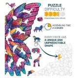Hodslen Woods - Animal Wooden Jigsaw Puzzles for Kids (12+ Years) Adult, Teens, Family; Majestic Animal Shaped Natural Wood Puzzle, Medium Level, 9.8x8.2 in.(25x21 cm),100 pcs, S - Size Butterfly