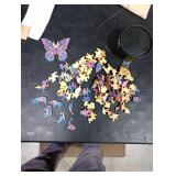 Hodslen Woods - Animal Wooden Jigsaw Puzzles for Kids (12+ Years) Adult, Teens, Family; Majestic Animal Shaped Natural Wood Puzzle, Medium Level, 9.8x8.2 in.(25x21 cm),100 pcs, S - Size Butterfly