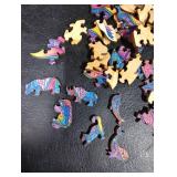 Hodslen Woods - Animal Wooden Jigsaw Puzzles for Kids (12+ Years) Adult, Teens, Family; Majestic Animal Shaped Natural Wood Puzzle, Medium Level, 9.8x8.2 in.(25x21 cm),100 pcs, S - Size Butterfly