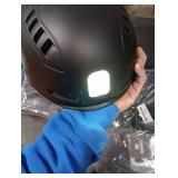 DKONI Bike Helmet with LED Lights Bicycle Helmets Commuter Cycling Helmet USB Rechargeable Front & Back LED Light Helmet for Adult Men Women (Large, Black)