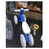 SEREED Baby Balance Bike for 1 Year Old Boys Girls 12-24 Month, 4 Wheels Toddler First Bike, First Birthday Gifts (Blue)